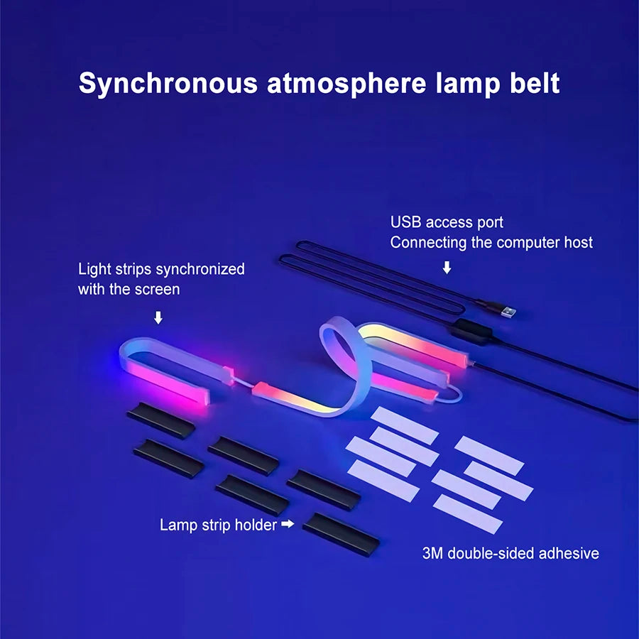 Ambient Backlight RGB Strip for PC Monitor