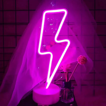 Lightning Neon Signs Gaming Light
