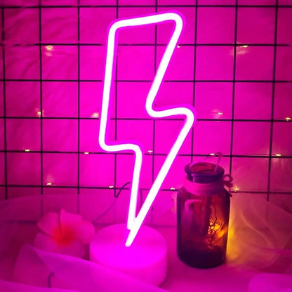 Lightning Neon Signs Gaming Light